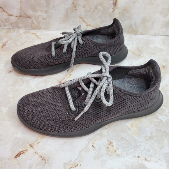 Allbirds Size 9 TREE RUNNERS Shoes Charcoal Gray Athletic Sneaker - Picture 1 of 8